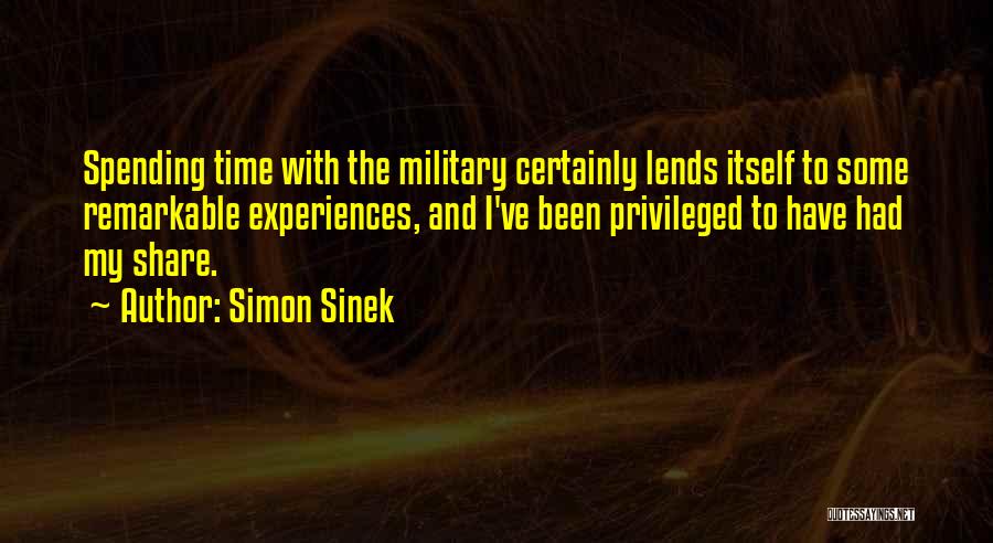 The Military Quotes By Simon Sinek