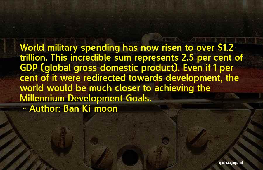 The Millennium Development Goals Quotes By Ban Ki-moon