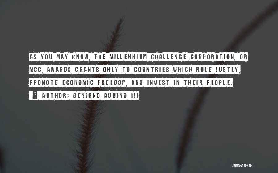 The Millennium Quotes By Benigno Aquino III