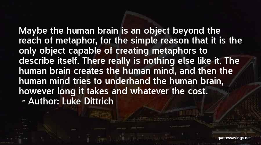 The Mind And Brain Quotes By Luke Dittrich