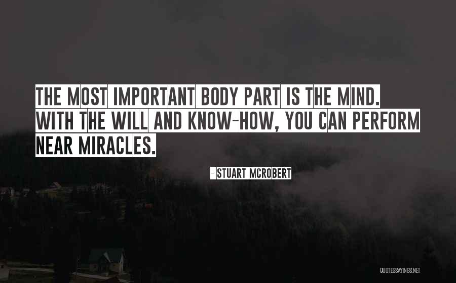 The Mind And The Body Quotes By Stuart McRobert