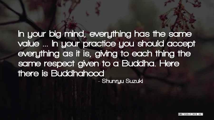 The Mind Buddha Quotes By Shunryu Suzuki