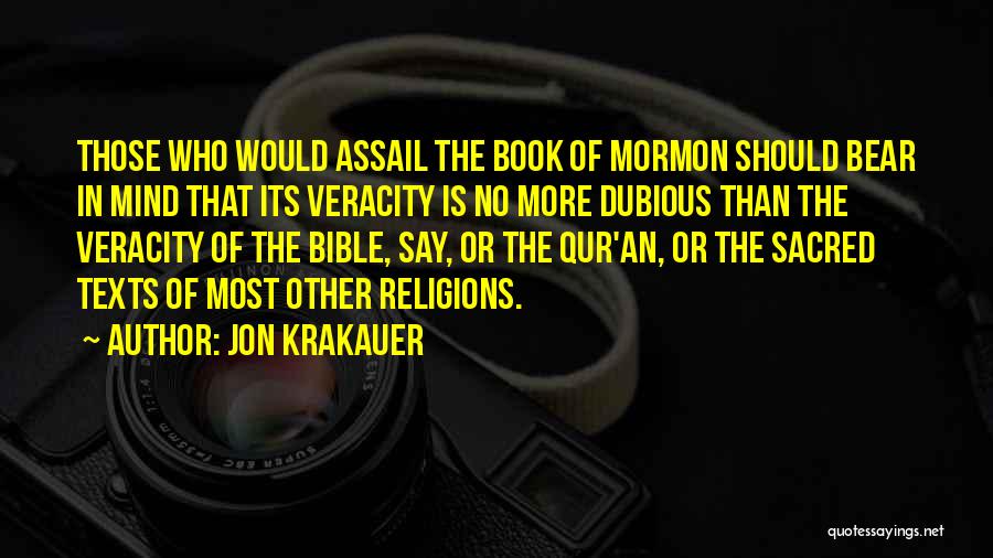 The Mind In The Bible Quotes By Jon Krakauer