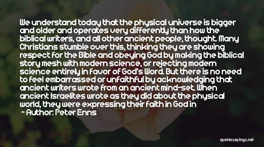 The Mind In The Bible Quotes By Peter Enns
