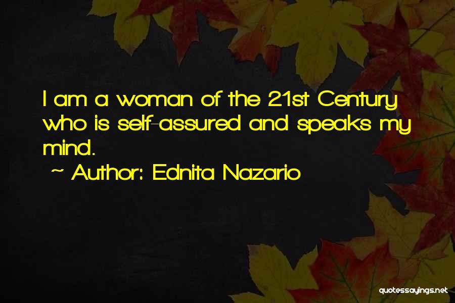 The Mind Of A Woman Quotes By Ednita Nazario