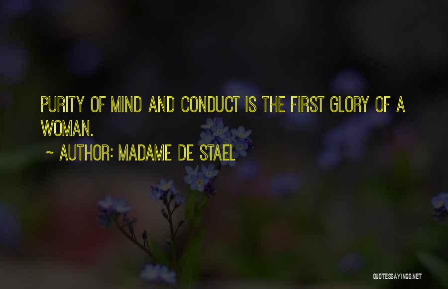 The Mind Of A Woman Quotes By Madame De Stael