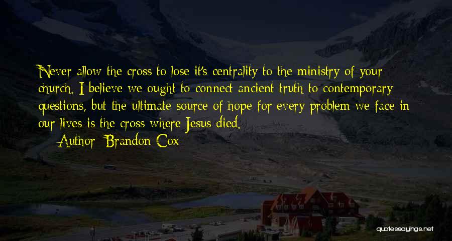 The Ministry Of Truth Quotes By Brandon Cox