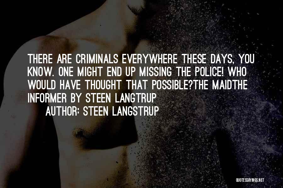 The Missing Quotes By Steen Langstrup