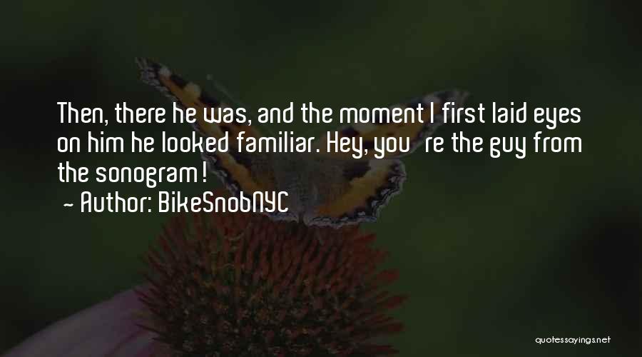 The Moment I Laid Eyes On You Quotes By BikeSnobNYC