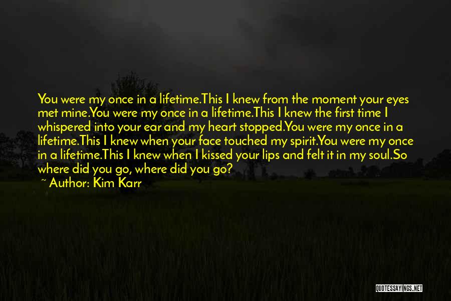 The Moment I Met You Quotes By Kim Karr
