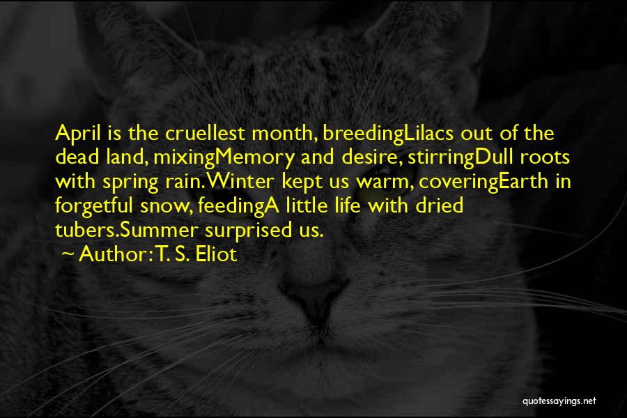 The Month Of April Quotes By T. S. Eliot