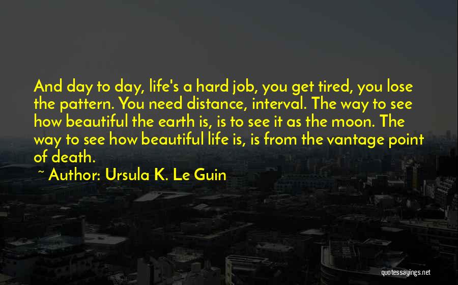 The Moon And Distance Quotes By Ursula K. Le Guin