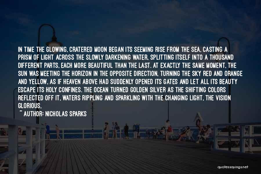 The Moon And Ocean Quotes By Nicholas Sparks