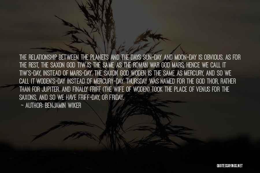 The Moon And Sun Quotes By Benjamin Wiker
