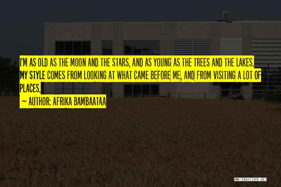 The Moon And Trees Quotes By Afrika Bambaataa