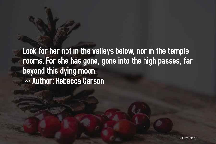 The Moon Romantic Quotes By Rebecca Carson