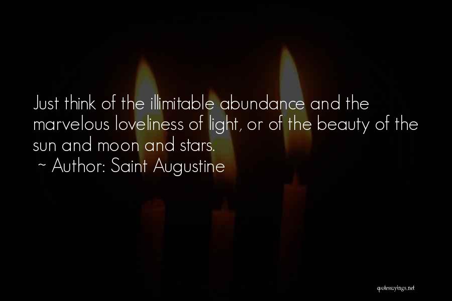 The Moon Stars And Sun Quotes By Saint Augustine