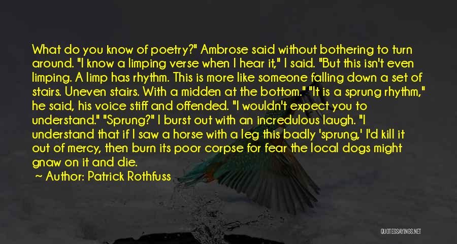 The More You Know Someone Quotes By Patrick Rothfuss