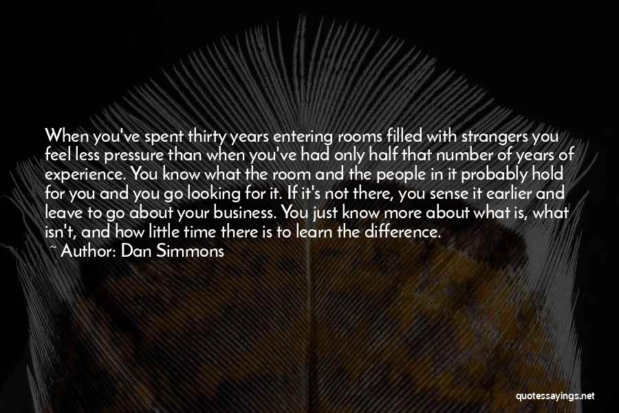 The More You Know The Less You Know Quotes By Dan Simmons