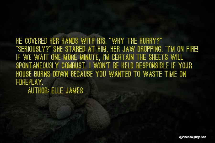 The More You Wait Quotes By Elle James