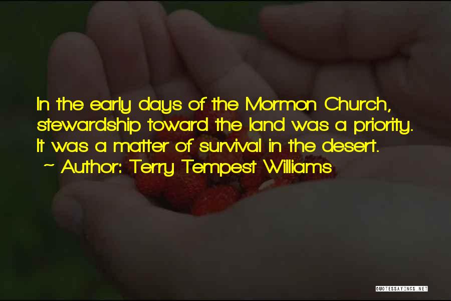 The Mormon Church Quotes By Terry Tempest Williams