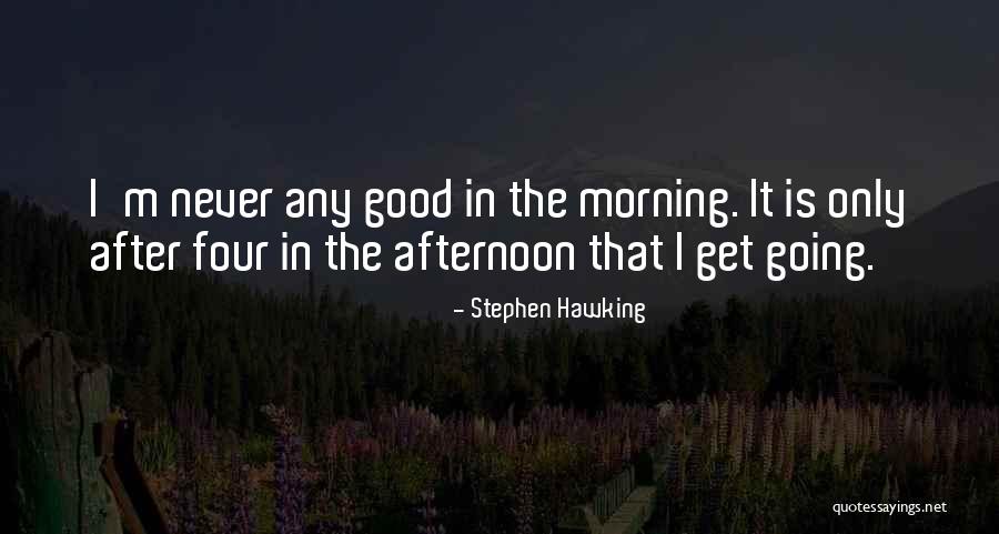 The Morning After Quotes By Stephen Hawking