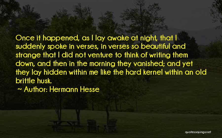 The Morning Beautiful Quotes By Hermann Hesse