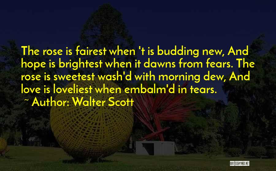 The Morning Dew Quotes By Walter Scott