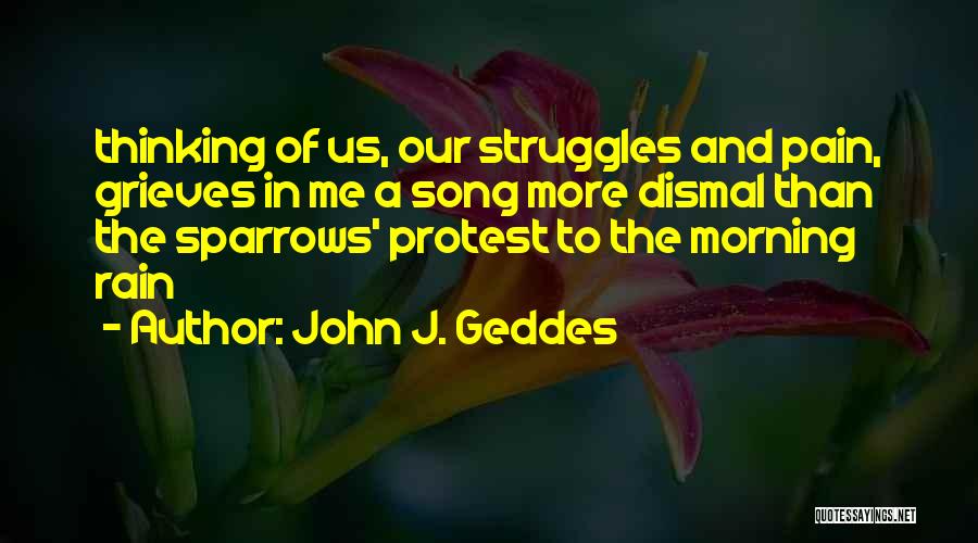 The Morning Rain Quotes By John J. Geddes