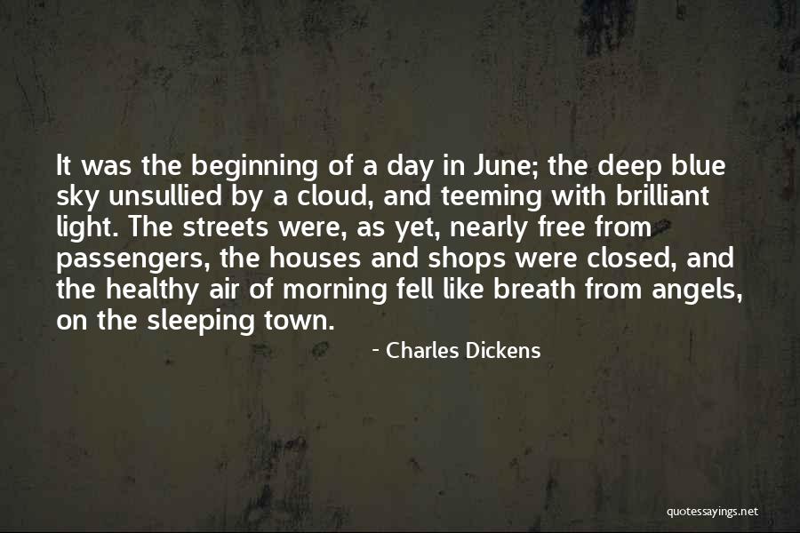 The Morning Sky Quotes By Charles Dickens