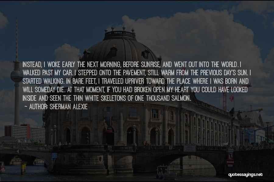 The Morning Sunrise Quotes By Sherman Alexie