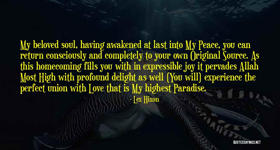 The Most Perfect Love Quotes By Lex Hixon