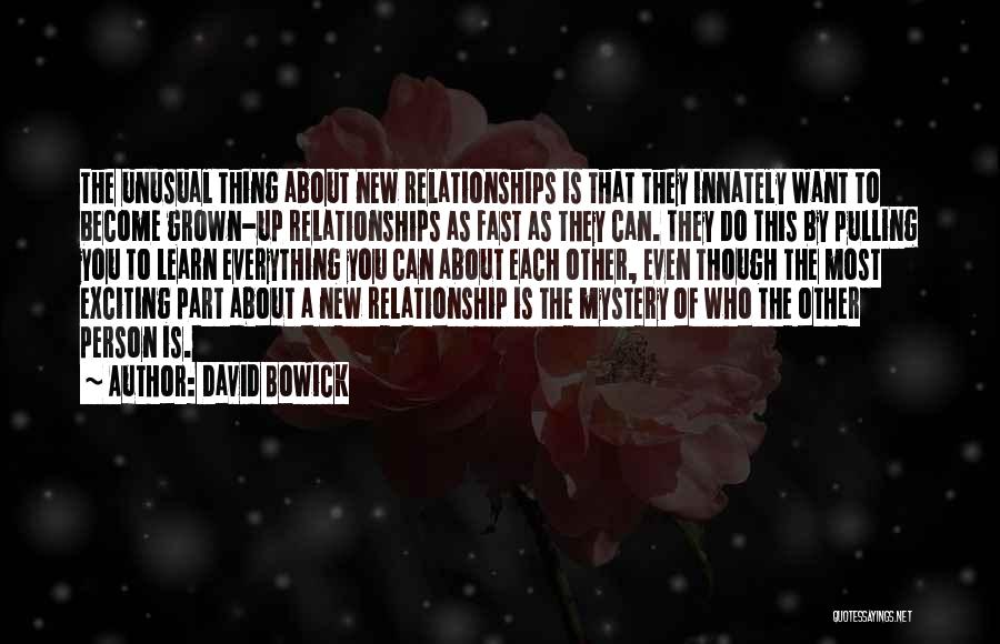 The Most Unusual Quotes By David Bowick