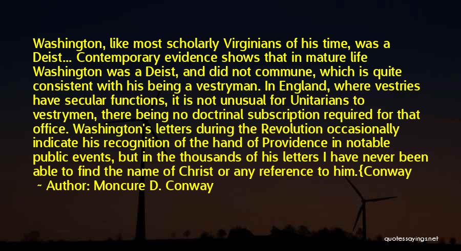 The Most Unusual Quotes By Moncure D. Conway
