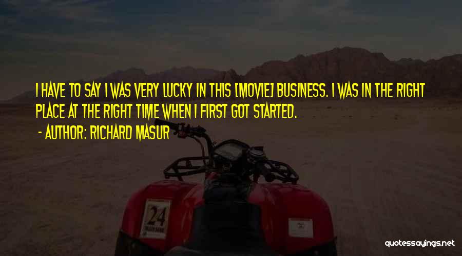 The Movie Business Quotes By Richard Masur