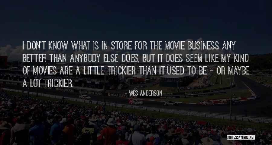 The Movie Business Quotes By Wes Anderson