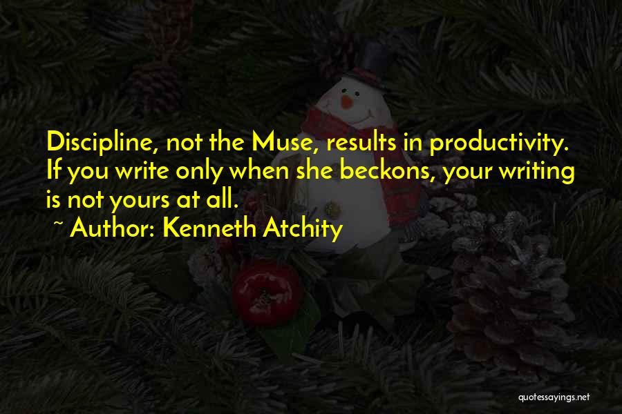 The Muse Quotes By Kenneth Atchity
