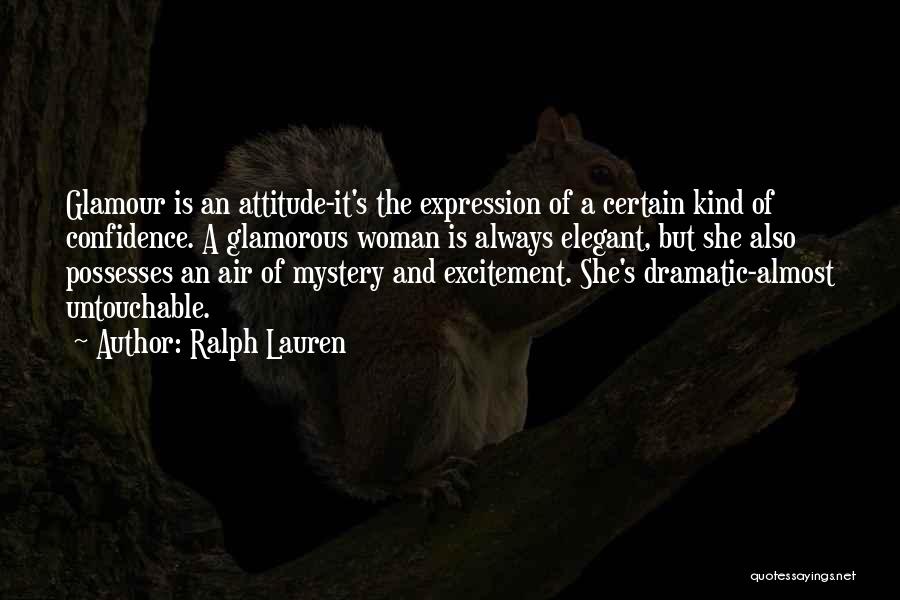 The Mystery Of A Woman Quotes By Ralph Lauren