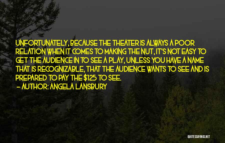 The Name Angela Quotes By Angela Lansbury