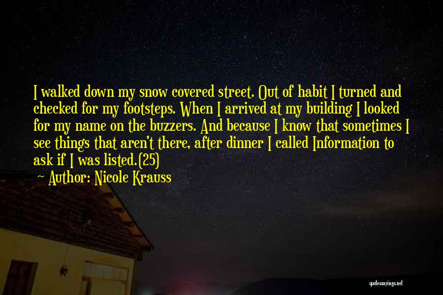 The Name Nicole Quotes By Nicole Krauss