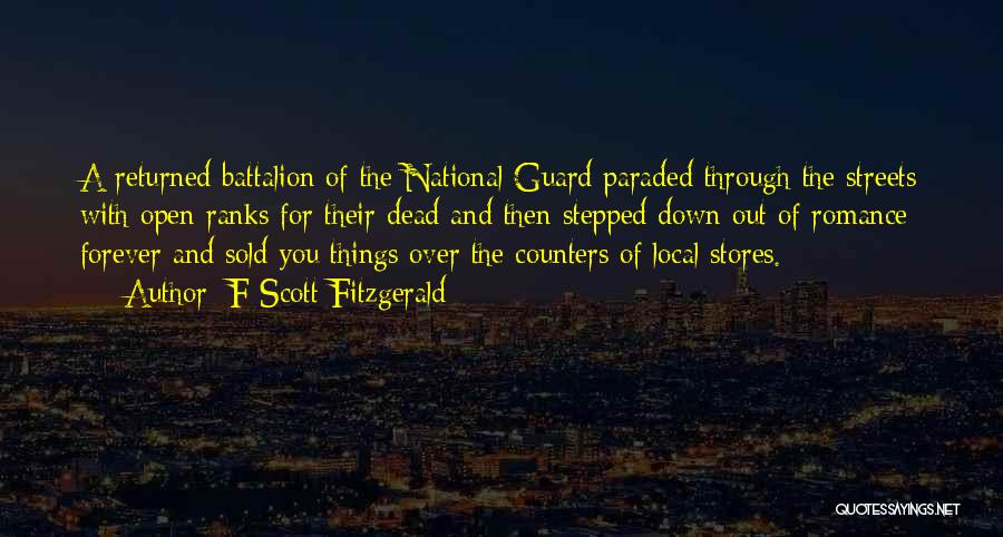 The National Guard Quotes By F Scott Fitzgerald