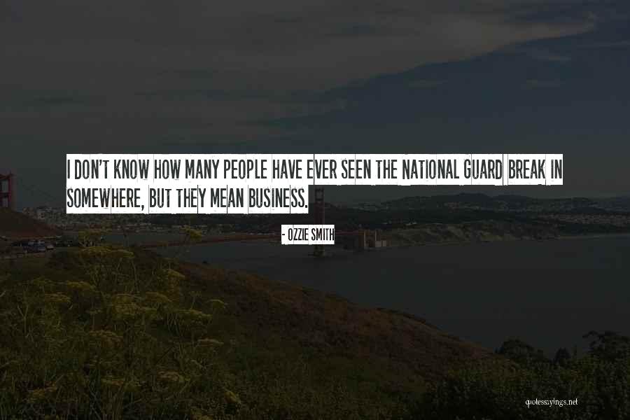 The National Guard Quotes By Ozzie Smith The National Guard Quotes By Ozzie Smith