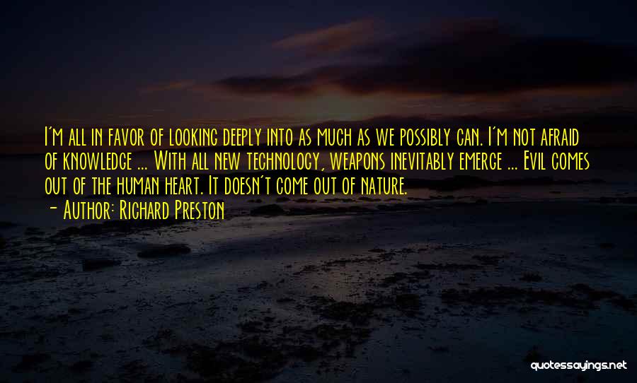The Nature Of Evil Quotes By Richard Preston The Nature Of Evil Quotes By Richard Preston