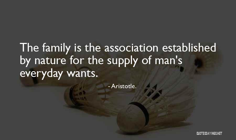 The Nature Of Family Quotes By Aristotle.