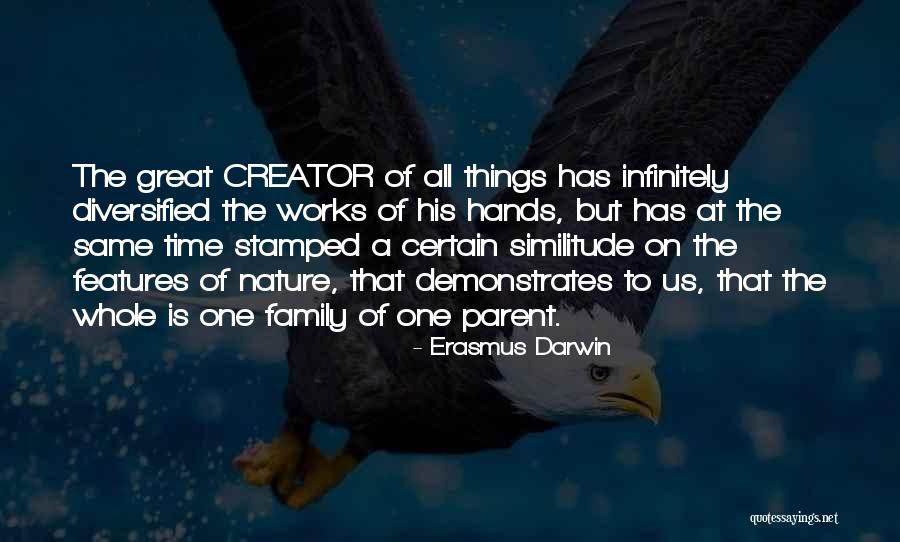 The Nature Of Family Quotes By Erasmus Darwin