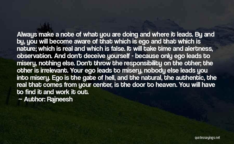 The Nature Of Time Quotes By Rajneesh