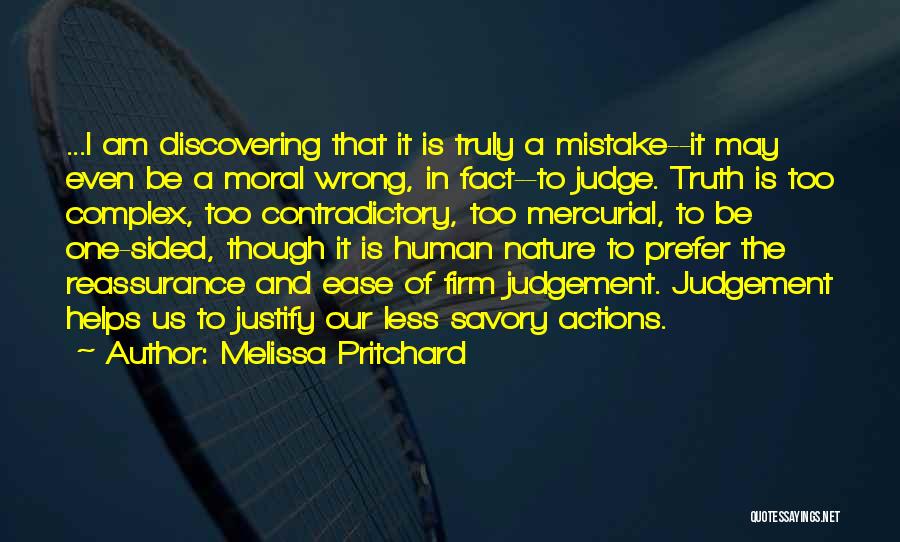 The Nature Of Truth Quotes By Melissa Pritchard