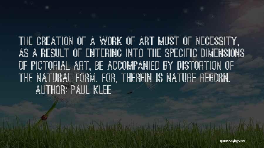 The Necessity Of Art Quotes By Paul Klee