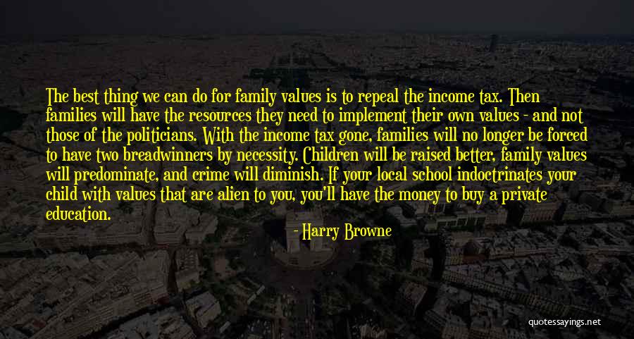 The Necessity Of Education Quotes By Harry Browne