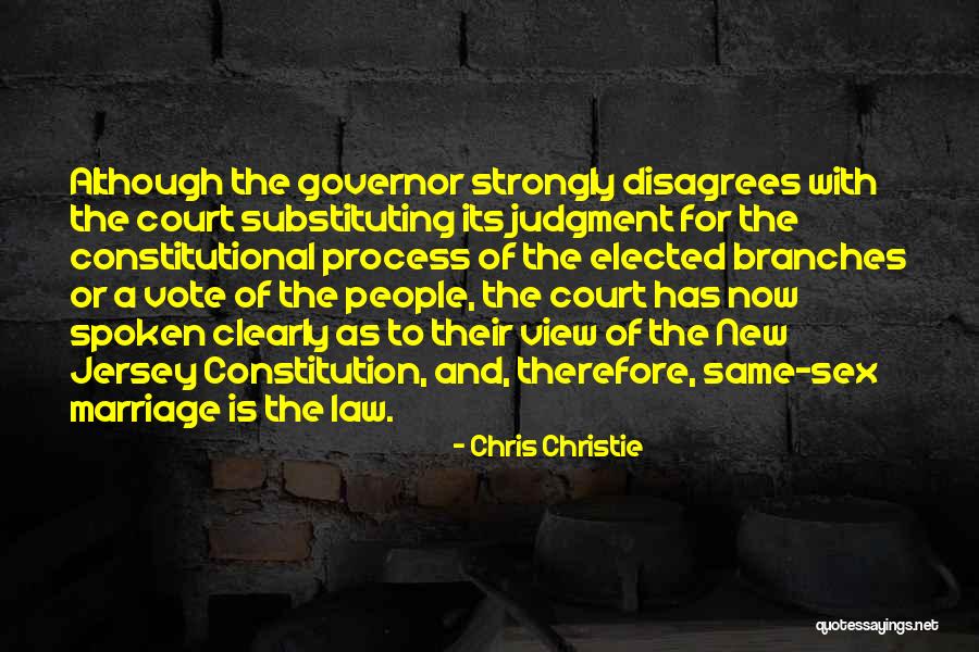 The New Constitution Quotes By Chris Christie